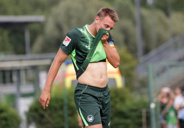 Hauke Wahl, VfL Wolfsburg Soccer, Men s Team, 2026–2027 Season, 2nd Division, VfL Wolfsburg vs. SC Telstar, Friendly Match, Preseason, 3–1 DFL REGULATIONS PROHIBIT ANY USE OF PHOTOGRAPHS AS IMAGE SEQUENCES AND OR QUASI-VIDEO