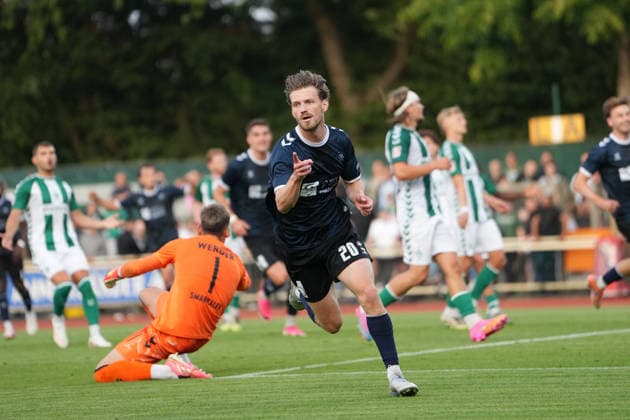 Soccer I Men s I 2026–2027 Season I Regionalliga Nord I Matchday 1 I SV Werder Bremen U23 vs. VfB Oldenburg I July 31, 2026 Goal by Marc Schröder 20, VfB Oldenburg, Bremen Stadium Grounds, Field 11, Bremen, Germany Copyright: xLobeca JonasxBoningx