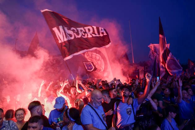 Football, Italy: SSC Napoli celebrates its 100th anniversary