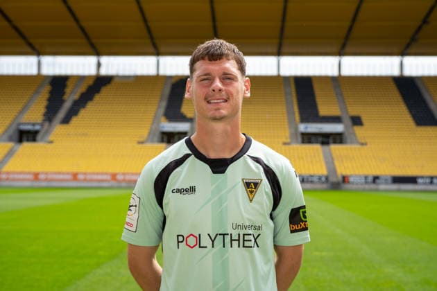 Stefan Bajic, TSV Alemannia Aachen 1900 e.V., 3rd Division, Photo Shoot 2026–2027, GER, TSV Alemannia Aachen 1900 e.V., 3rd Division, Photo Shoot 2026–2027, GER, TSV Alemannia Aachen 1900 e.V., 3rd Division, Photo Shoot 2026–2027, Aachen Copyright: xEibner-Pressefoto J.xDerondeaux EP_JDU