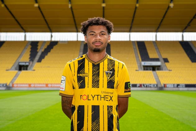Joel da Silva Kiala, TSV Alemannia Aachen 1900 e.V., 3. Liga, Photo Shoot 2026–2027, GER, TSV Alemannia Aachen 1900 e.V., 3rd Division, Photo Shoot 2026–2027, GER, TSV Alemannia Aachen 1900 e.V., 3rd Division, Photo Shoot 2026–2027, Aachen Copyright: xEibner-Pressefoto J.xDerondeaux EP_JDU