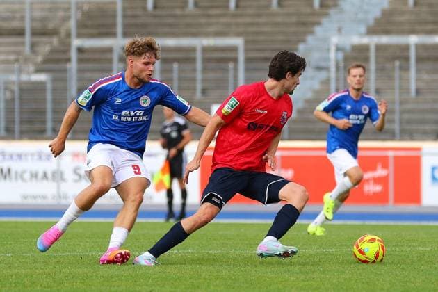 Regionalliga West Bonner SC Rot Weiß Oberhausen ** FOR EDITORIAL USE ONLY ** EDITORIAL USE ONLY ** p Timur Kesim, Marcel Damaschek Bonner SC RWO Location Bonn, Sportpark Nord Date July 31, 2026 Germany NRW Bonn Copyright MichaxKorb Copyright: MichaxKorb doc86yk99h3h2t1gjgyueg9 ,EDITORIAL USE ONLY Copyright: MichaxKorb