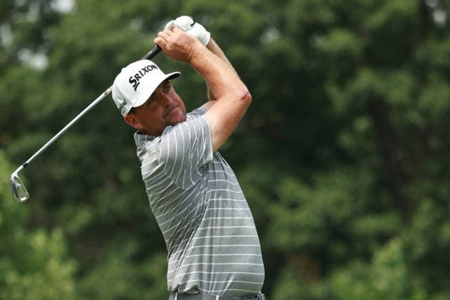 Rocket Classic DETROIT, MICHIGAN - JULY 31: Keegan Bradley of the United States plays his tee shot on the 9th hole during the second round of the Rocket Classic 2026 at the Detroit Country Club in Detroit, Michigan, MI, USA Friday, July 31, 2026. Detroit Michigan United States  Copyright: xJorgexLemusx originalFilename:lemus-rocketcl260731_npHdE.jpg