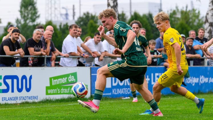July 31, 2026 Soccer Season 2026–2027 Bavarian Regional League Matchday 02 SC Eltersdorf vs. DJK Vilzing JoTe xjoxtex Felix Rippert 42, SC Eltersdorf Max Meyer 21, DJK Vilzing