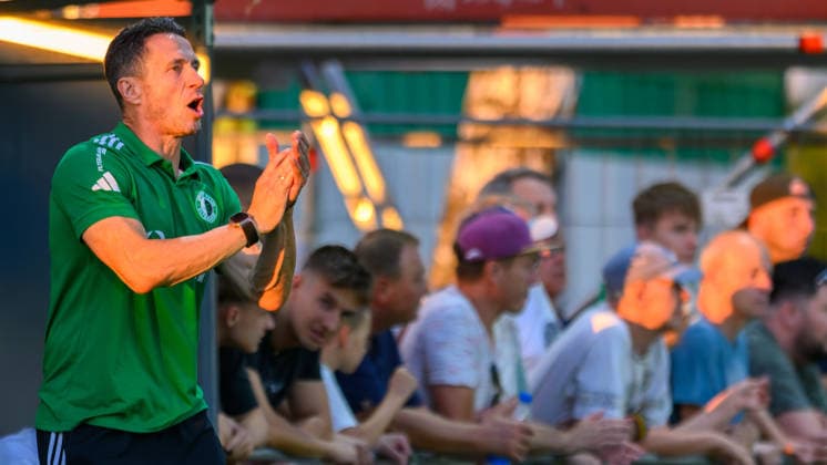 July 31, 2026 Soccer Season 2026–2027 Bavarian Regional League Matchday 02 SC Eltersdorf vs. DJK Vilzing JoTe xjoxtex Bernd Eigner, Coach of SC Eltersdorf