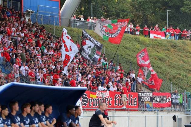 Regionalliga West Bonner SC Rot Weiß Oberhausen ** FOR EDITORIAL PURPOSES ONLY ** EDITORIAL USE ONLY ** p RWO Fans Bonner SC RWO Location Bonn, Sportpark Nord Date July 31, 2026 Germany North Rhine-Westphalia Bonn Copyright MichaxKorb Copyright: MichaxKorb doc86ylrrrf4au6dg3ic1s ,EDITORIAL USE ONLY Copyright: MichaxKorb