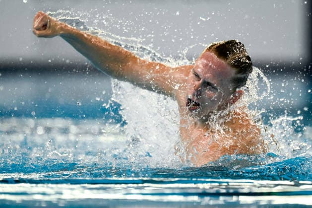 Swimming, European Championships in Paris, synchronised swimming, men’s, individual