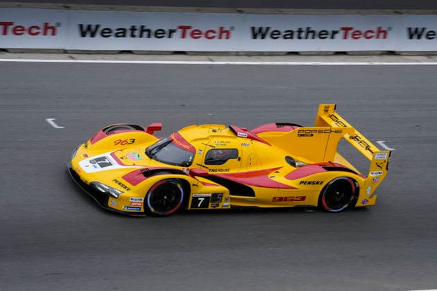 July 31, 2026, Elkhart Lake, Wisconsin, USA: The 7 Porsche Penske Motorsport Porsche 963 GTP, with the retro livery, driven by Felipe Nasr, Julien Andlauer during Free Practice 1 at Road America in Elkhart Lake, Wisconsin. Elkhart Lake USA - ZUMAd212 20260731_zsp_d212_011 Copyright: xRichardxDolex