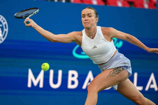 July 31, 2026, Washington, D.C, U.S: ELINA SVITOLINA hits a forehand during her match against Alexandra Eala at the Rock Creek Tennis Center. Tennis 2026 - Mubadala Open  - ZUMAg196 20260731_zap_g196_013 Copyright: xKylexGustafsonx