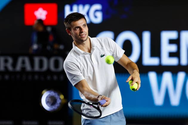 LOS CABOS TENNIS OPEN 2026 LOS CABOS TENNIS OPEN 2026 COLEMAN WONG VS ARTHUR GEA 07 31 2026 LOS CABOS, MEXICO Action photo of Arthur Gea of France during the semifinal match at the 2026 Los Cabos Tennis Open at the Cabo Sports Complex in Baja California, Mexico Action photo of Arthur Gea of France, during the semifinal match of the 2026 Los Cabos Tennis Open held at the Cabo Sports Complex in Baja California, Mexico PHOTO BY IMAGENSHOP PHOTO AGENCY LOS CABOS BAJA CALIFORNIA MEXICO Copyright: xIMAGENSHOPxAGENCIAxFOTOGRAFICAx