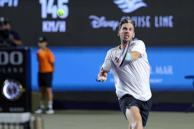 LOS CABOS TENNIS OPEN 2026 LOS CABOS TENNIS OPEN 2026 CAMERON NORRIE VS DENIS SHAPOVALOV 07 31 2026 LOS CABOS, MEXICO Action photo of Cameron Norrie of the United Kingdom during the semifinal match at the 2026 Los Cabos Tennis Open at the Cabo Sports Complex in Baja California, Mexico Action photo of Cameron Norrie of the United Kingdom, during the semifinal match of the 2026 Los Cabos Tennis Open held at the Cabo Sports Complex in Baja California, Mexico. PHOTO BY IMAGENSHOP PHOTO AGENCY LOS CABOS BAJA CALIFORNIA MEXICO Copyright: xIMAGENSHOPxAGENCIAxFOTOGRAFICAx