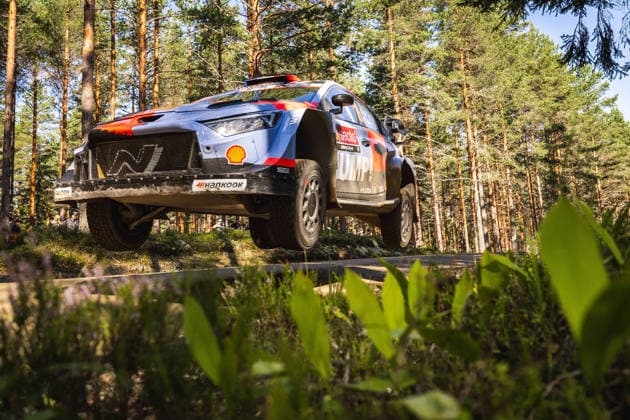 AUTO - WRC, Motorsport Rallye, WM - RALLY FINLAND 2026 16 Adrien FOURMAUX, Alexandre CORIA, Hyundai i20 N Rally1, action during the 2026 Rally Finland, 10th round of the 2026 WRC World Rally Car Championship, from July 30 to August 2, 2026 at Jyvaskyla, Finland - JyvaskylaFinland  Copyright: xNikosxKatikisx