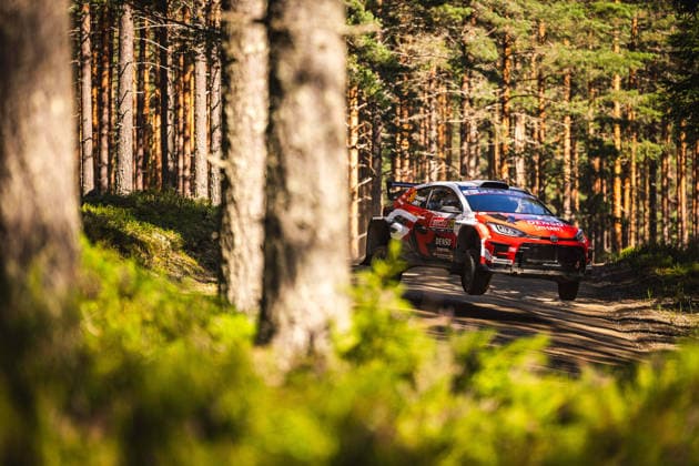 AUTO - WRC, Motorsport Rallye, WM - RALLY FINLAND 2026 30 Yuki YAMAMOTO, James FULTON, Toyota GR Yaris, action during the 2026 Rally Finland, 10th round of the 2026 WRC World Rally Car Championship, from July 30 to August 2, 2026 at Jyvaskyla, Finland - JyvaskylaFinland  Copyright: xNikosxKatikisx