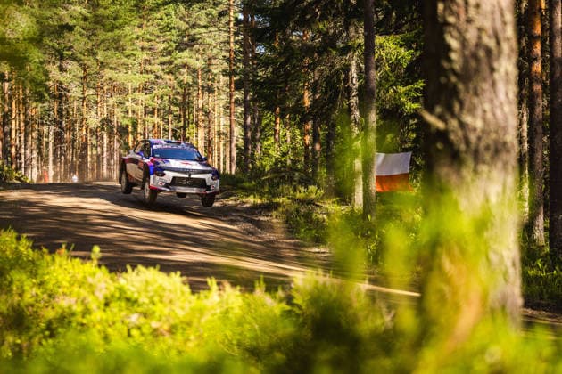 AUTO - WRC, Motorsport Rallye, WM - RALLY FINLAND 2026 21 LÃ o ROSSEL, Guillaume MERCOIRET, Lancia Ypsilon HF, action during the 2026 Rally Finland, 10th round of the 2026 WRC World Rally Car Championship, from July 30 to August 2, 2026 at Jyvaskyla, Finland - JyvaskylaFinland  Copyright: xNikosxKatikisx