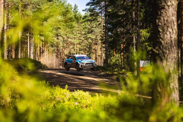 AUTO - WRC, Motorsport Rallye, WM - RALLY FINLAND 2026 32 Arthur PELAMOURGUES, Bastien POUGET, Hyundai i20 N, action during the 2026 Rally Finland, 10th round of the 2026 WRC World Rally Car Championship, from July 30 to August 2, 2026 at Jyvaskyla, Finland - JyvaskylaFinland  Copyright: xNikosxKatikisx