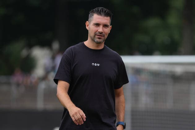 August 1, 2026, Men s Soccer, 2026–2027 Season, Bavarian Regional League, Matchday 2: 1 FC Schweinfurt 1905 vs. TSV 1860 Munich; Head Coach Alper Kayabunar (1860 Munich); Single shot of the Schweinfurt Riedel Bau Arena at the Sachs Stadium, Bavaria, Lower Franconia, Germany