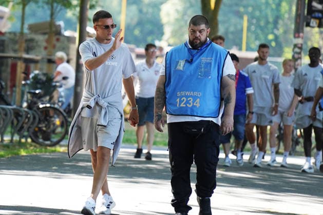 August 1, 2026, Soccer, Cologne, 1. FC Köln Season Opener, Said El Mala, FC Köln, Attends Autograph Session with Bodyguard
