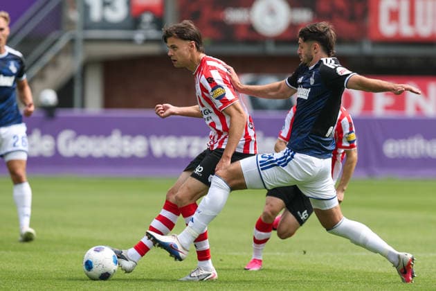 Football, friendly match, Sparta Rotterdam v MSV Duisburg
