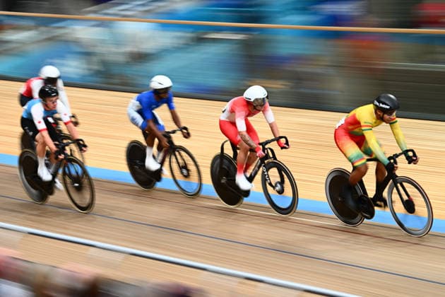 Glasgow 2026 Commonwealth Games Picture by Olly Hassell SWpix.com - 01 08 2026 - Glasgow 2026 Commonwealth Games - Track cycling, Rad, Radsport, Bahnrad, Bahn and Para Track Cycling - Sir Chris Hoy Velodrome, Glasgow, Scotland - Men s 10km Scratch Race - Qualifying Round - William Tidball of England Glasgow Sir Chris Hoy Velodrome Scotland Copyright: x xSWpix.comx(t axPhotographyxHubxLtd)xOllyxHassell SWpix.comx SWP-3030-17043