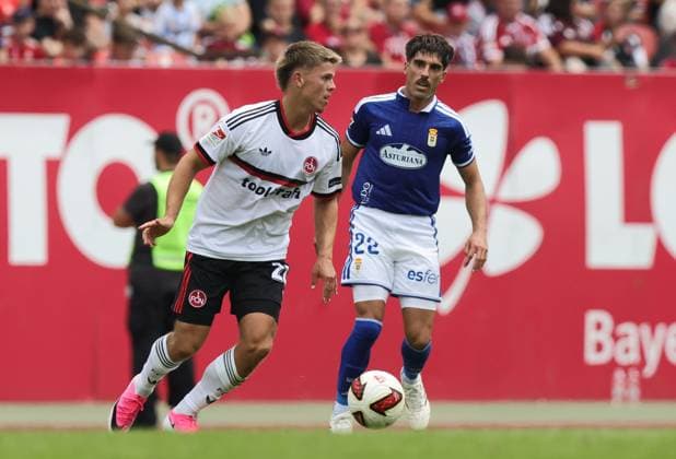 August 1, 2026 Soccer Season 2026–2027 Exhibition Match Friendly Match Preseason Match 1 FC Nuremberg Nuremberg FCN Club Real Oviedo Sports Photo Zink DaMa xdaxmax Finn Becker 22, 1 FC Nuremberg FCN Vidal Miralles 22, Real Oviedo