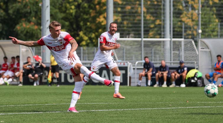 August 1, 2026, Germany, Stuttgart, Soccer: VfB Stuttgart II vs. FC Astoria Walldorf, Veit Stange (VfB)