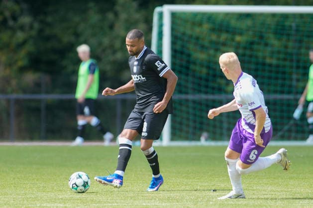 August 1, 2026, BW Schinkel Sports Field, Osnabrück, GER, 2nd and 3rd Divisions, Friendly Match: SV Meppen vs. VfL Osnabrück, Erik Zenga SV Meppen 8 DFL REGULATIONS PROHIBIT ANY USE OF PHOTOGRAPHS AS IMAGE SEQUENCES AND OR QUASI-VIDEO Osnabrück Lower Saxony Netherlands BW Schinkel Sports Field
