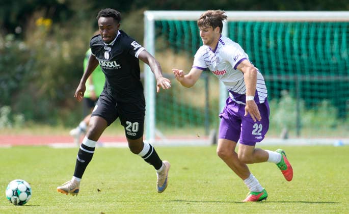 Football, friendly match, SV Meppen v VfL Osnabrück