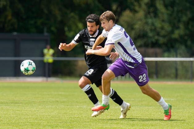 August 1, 2026, BW Schinkel Sports Field, Osnabrück, GER, 2nd and 3rd Divisions, Friendly Match: SV Meppen vs. VfL Osnabrück, Stefan Rankic SV Meppen 33 DFL REGULATIONS PROHIBIT ANY USE OF PHOTOGRAPHS AS IMAGE SEQUENCES AND OR QUASI-VIDEO Osnabrück Lower Saxony Netherlands BW Schinkel Sports Field