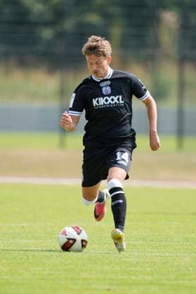 August 1, 2026, BW Schinkel Sports Field, Osnabrück, GER, 2nd and 3rd Divisions, Friendly Match: SV Meppen vs. VfL Osnabrück, Thorben Deters SV Meppen 14 DFL REGULATIONS PROHIBIT ANY USE OF PHOTOGRAPHS AS IMAGE SEQUENCES AND OR QUASI-VIDEO Osnabrück Lower Saxony Netherlands BW Schinkel Sports Field