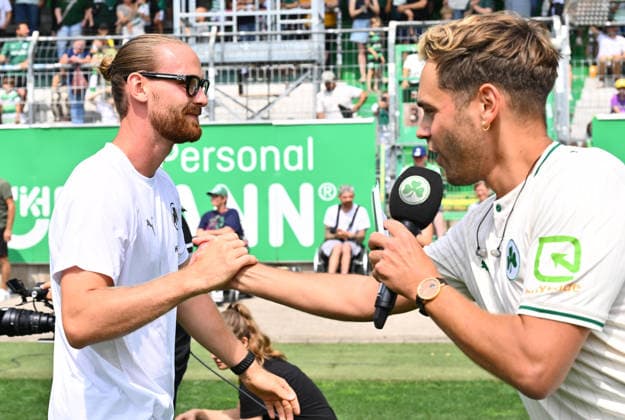 August 1, 2026 SpVgg Greuther Fürth Fürth Team Presentation 2026–2027 Season Opener xwoxzix Jannis Heuer, 22, SpVgg Greuther Fürth Julian Pecher, Stadium Announcer