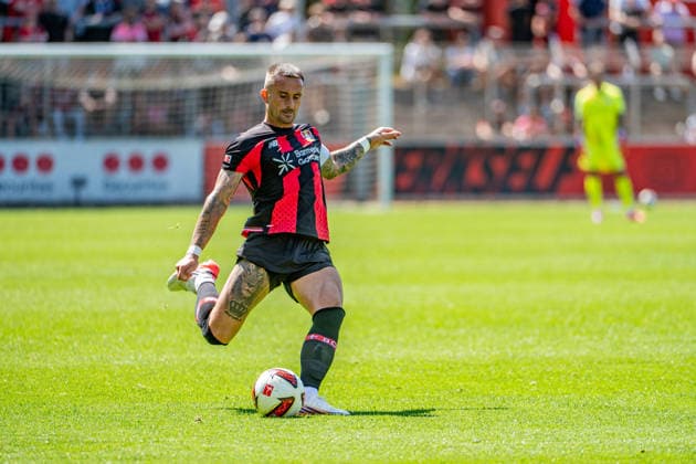 Friendly Match: Bayer 04 Leverkusen vs. Rot-Weiss Essen, August 1, 2026, Ulrich Haberland Stadium, Leverkusen; Aleix Garcia, Bayer 04 Leverkusen, 24; Friendly Match: Bayer 04 Leverkusen vs. Rot-Weiss Essen, August 1, 2026, Ulrich Haberland Stadium, Leverkusen Copyright: xBEAUTIFULxSPORTS Erlhofx