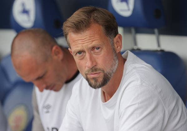 Head Coach Lars Kornetka, Eintracht Braunschweig Soccer, Men s Team, 2026–2027 Season, 2nd Bundesliga, Eintracht Stadium, Eintracht Braunschweig vs. RAAL La Louvière, preseason, friendly match. DFL REGULATIONS PROHIBIT ANY USE OF PHOTOGRAPHS AS IMAGE SEQUENCES AND OR QUASI-VIDEO