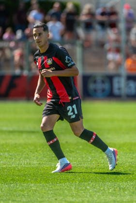 Friendly Match: Bayer 04 Leverkusen vs. Rot-Weiss Essen, August 1, 2026, Ulrich Haberland Stadium, Leverkusen; Lucas Vázquez, Bayer 04 Leverkusen, age 21; Friendly Match: Bayer 04 Leverkusen vs. Rot-Weiss Essen, August 1, 2026, Ulrich Haberland Stadium, Leverkusen Copyright: xBEAUTIFULxSPORTS Erlhofx