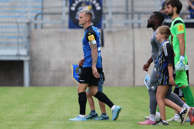 August 1, 2026, Soccer, Men s, Friendly, 2026–2027 Season, 1 FC Saarbrücken vs. US Thionville Lusitanos, Florian Pick, 1 FC Saarbrücken, Saarbrücken, Ludwigsparkstadion, Saarland, Germany, DEU Copyright: xSebastianxBachx