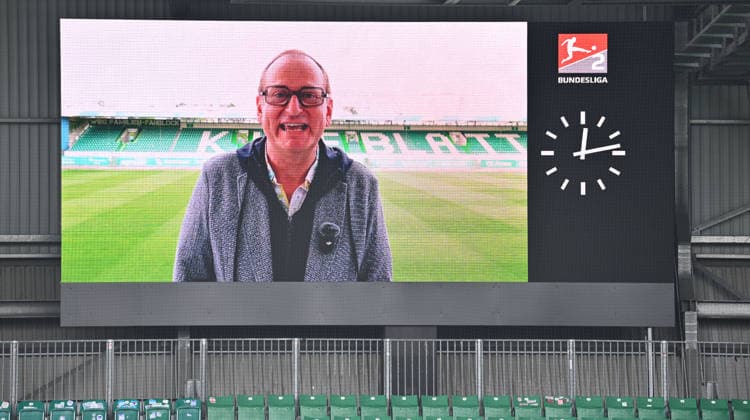 August 1, 2026 SpVgg Greuther Fürth Fürth Team Presentation 2026–2027 Season Opener xwoxzix Welcome Remarks by Volker Heißmann, President of SpVgg Greuther Fürth e.V., Member of the Supervisory Board of SpVgg Greuther Fürth on the video wall