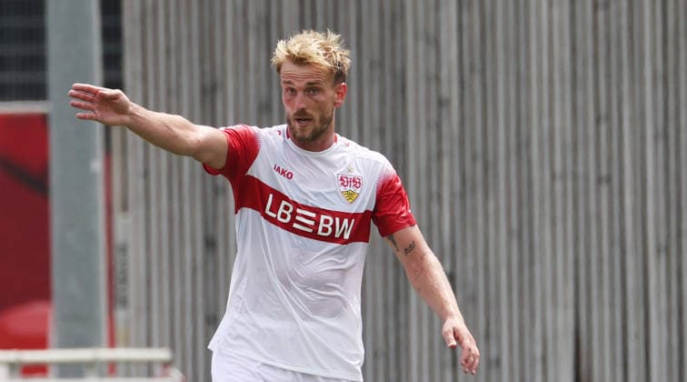 August 1, 2026, Germany, Stuttgart, Soccer: VfB Stuttgart II vs. FC Astoria Walldorf, Alexander Groiß (VfB)