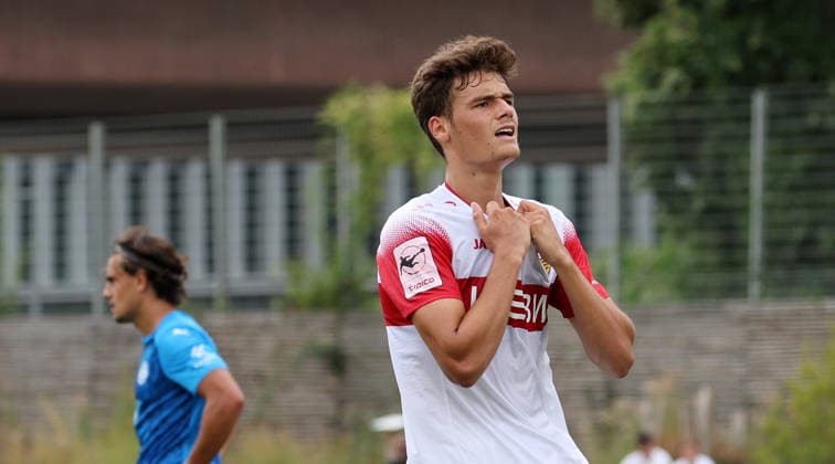 August 1, 2026, Germany, Stuttgart, Soccer: VfB Stuttgart II vs. FC Astoria Walldorf; Lauri Penna: VfB Disappoints