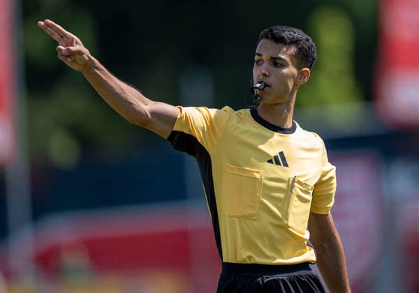 Soccer Regional League, West Division 1, Matchday: SV Westfalia Rhynern vs. Sportfreunde Siegen on August 1, 2026, at the Kümpel Hellmeister Arena in the Westfalia Sportpark in Hamm Rhynern. Referee: Ali Magrouda xMAx