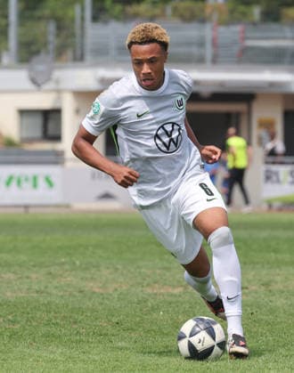 Freiberg, U19 Soccer, DFB Junior Cup: SGV Heilbronn Freiberg vs. VfL Wolfsburg, Dinaylo Furtado Brito Wolfs