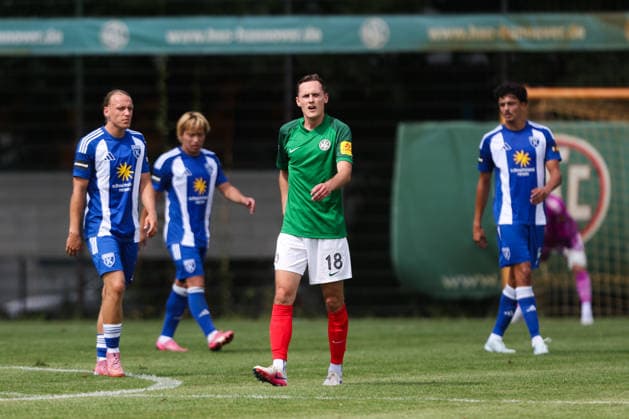 August 1, 2026, Soccer, Men s, Regionalliga Nord, Matchday 1, HSC Hannover vs. BSV Kickers Emden; Scorer of the 2-1 goal: Nick Bode (18), HSC Hannover