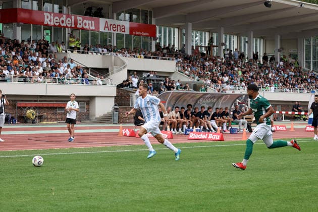 August 1, 2026, Men s Soccer, 2026–2027 Season, Bavarian Regional League, Matchday 2: 1 FC Schweinfurt 1905 vs. TSV 1860 Munich; Florian Niederlechner 7, TSV 1860 Munich and Jason Prodanovic 17, 1 FC Schweinfurt 1905, Schweinfurt, Sachs Stadium, Bavaria, Germany