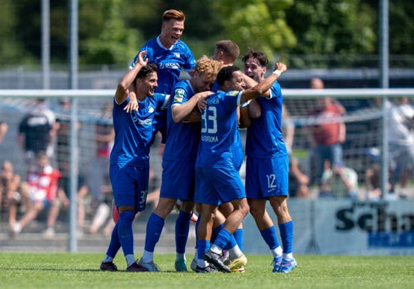 Soccer Regional League, West Division 1, Matchday: SV Westfalia Rhynern vs. Sportfreunde Siegen on August 1, 2026, at the Kümpel Hellmeister Arena in the Westfalia Sportpark in Hamm Rhynern. Rhynern won 2–1. xMAx