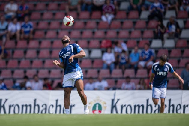 August 1, 2026, Soccer, 2026–2027 Season, Friendly Match, KSV Hessen Kassel vs. FC Schalke 04, Moussa Sylla, FC Schalke 04, Kassel, Auestadion, Germany, xRHR PHOTO YYx Copyright: KROEGER RHR-FOTOx RHR-FOTO YY