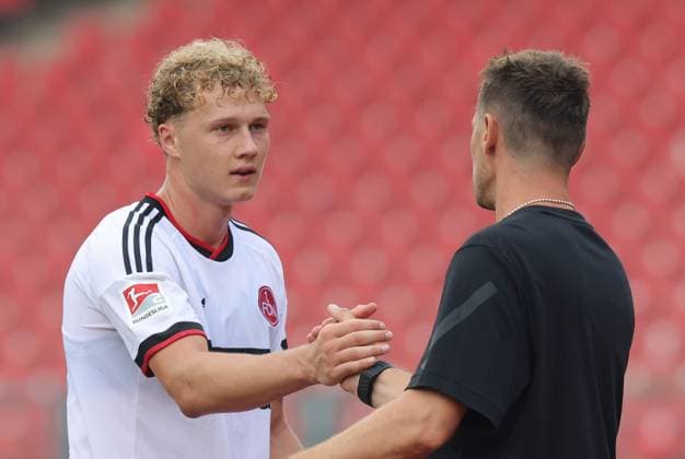August 1, 2026 Soccer Season 2026–2027 Exhibition Match Friendly Match Preseason Match 1 FC Nuremberg Nuremberg FCN Club Real Oviedo Sports Photo Zink DaMa xdaxmax Piet Scobel 19, 1 FC Nuremberg FCN Miroslav Miro Klose Coach 1 FC Nuremberg FCN clapping after a substitution, coming on, change