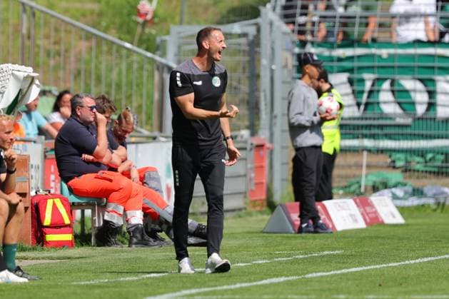 August 26, 2026, GER, Regionalliga Nord, Soccer, Matchday 1, 2026–2027 Season, Dietmar Scholze Stadium at the Lohmühle, VfB Lübeck vs. SC Weiche Flensburg Coaching Zone, Sideline, Coaches’ Area, Technical Zone, Coach Kevin Rodewald, VfB Lübeck, Photo: nordphoto GmbH, Tauchnitz, Lübeck, Dietmar Scholze Stadium at the Lohmühle, SH, Germany Copyright: xnordphotoxGmbHx xTauchnitzx