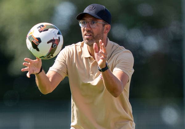 Soccer Regional League, West Division 1, Matchday: SV Westfalia Rhynern vs. Sportfreunde Siegen on August 1, 2026, at the Kümpel Hellmeister Arena in the Westfalia Sportpark in Hamm Rhynern. Boris Schommers, Head Coach of Siegen xMAx