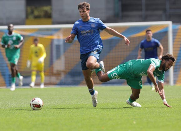 Max Marie Eintracht Braunschweig vs. Beka La Louviere Soccer, Men s, 2026–2027 Season, 2nd Division, Eintracht Stadium, Eintracht Braunschweig vs. RAAL La Louviere, preseason, friendly match, 0–0. DFL regulations prohibit any use of photographs as image sequences and or quasi-video.