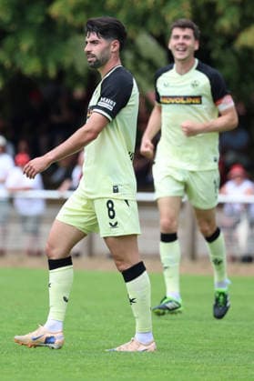 August 1, 2026, xrekx, Soccer Friendly Match, FC Metz 1 FC Kaiserslautern v l Goal celebration after Semih Sahin’s goal to make it 0–3 for FC Kaiserslautern DFL DFB REGULATIONS PROHIBIT ANY USE OF PHOTOGRAPHS as IMAGE SEQUENCES and or QUASI-VIDEO Metz
