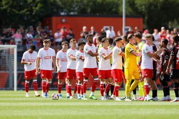 Soccer Friendly Match: Bayer 04 Leverkusen vs. Rot-Weiss Essen on August 1, 2026, at Ulrich Haberland Stadium. Rot-Weiss Essen team
