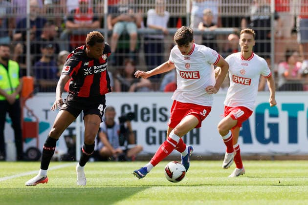 Soccer Friendly Match: Bayer 04 Leverkusen vs. Rot Weiss Essen on August 1, 2026, at Ulrich Haberland Stadium in Ulrich Haberland Stadium; Jaka Cuber Potocnik, Rot Weiss Essen